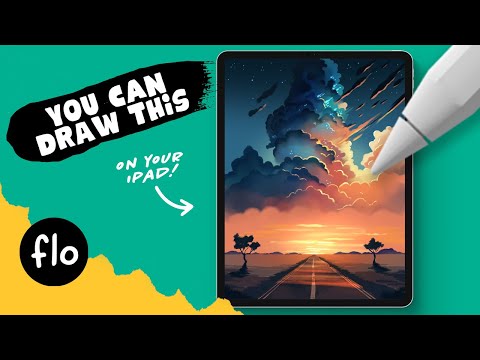 How To Draw An Anime-style Dramatic Sky In Procreate