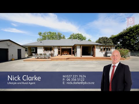 181 Campbells Road, Opiki, Manawatu, 4房, 1浴, 乡村别墅