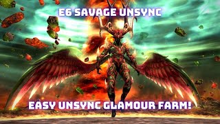 Garuda/Ifrit Savage is EASY now! E6S Unsync Black Mage POV