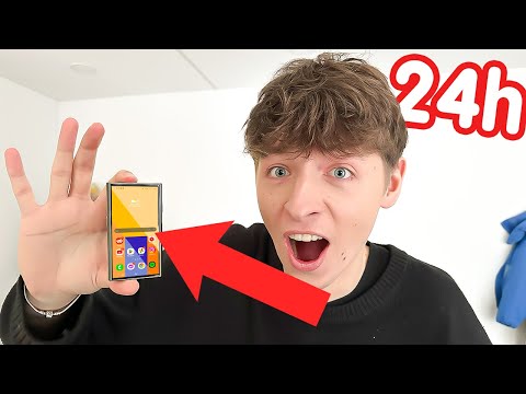 Praleidau 24h su Mažiausiu Telefonu Pasaulyje | Talzunas | Pildyk