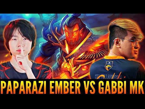 PAPARAZI EMBER SPIRIT Face GABBI MONKEY KING In a Crazy Game | What a Battle Between This 2 Pros