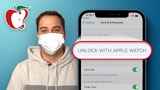 Unlock Your iPhone While Wearing A Mask! (iOS 14.5 Beta Apple Watch & Face ID)