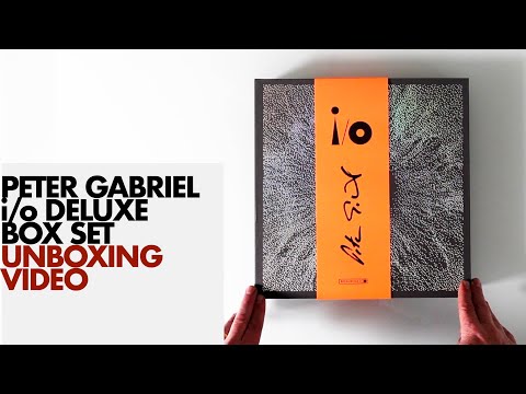 Peter Gabriel i/o deluxe box set unboxing video