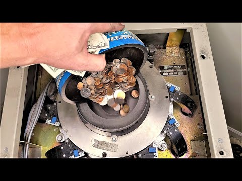 Counting 25 Gallons of Coins at 10,000 Coins per min! | The Amazing Jetsort Coin Sorter How it Works