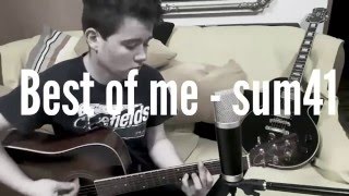 Sum41 - Best of me (acoustic cover  by Honza Dalecký)