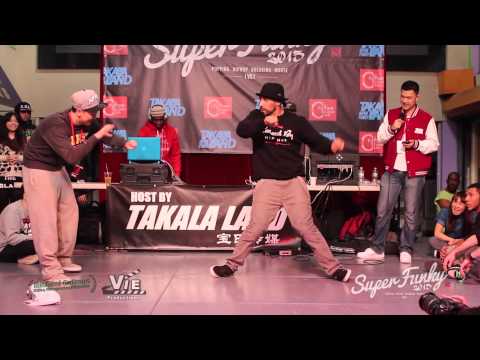Super Funky Vol.3 Popping Semi Final Kevin VS. Boogie Frantick