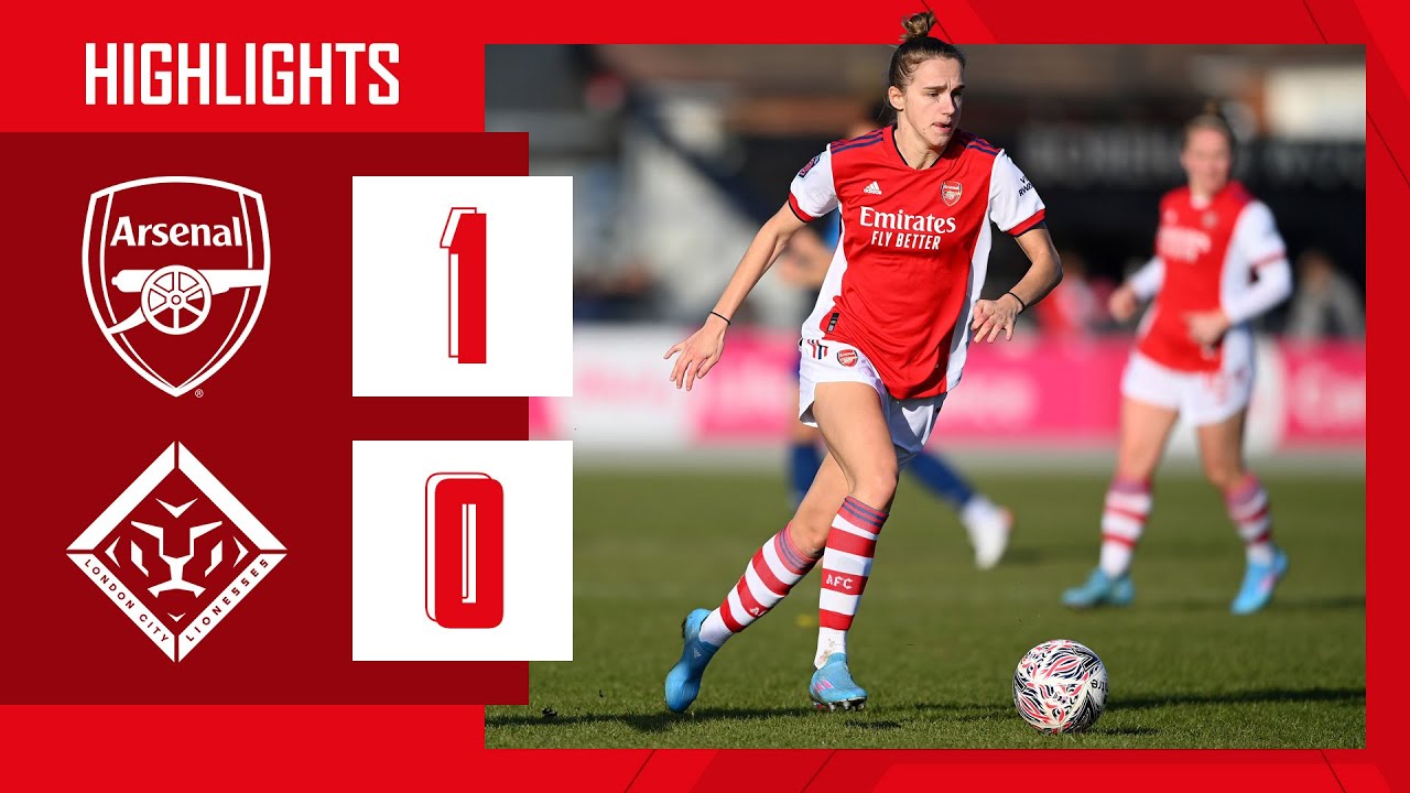 HIGHLIGHTS - Arsenal 1-0 London City Lionesses - FA Cup - Miedema with the winner