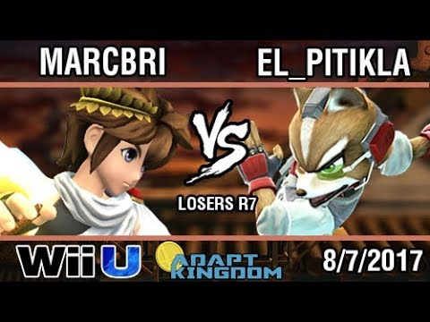 [Adapt Kingdom] Marcbri (Diddy Kong, Pit) vs El_Pitikla (Fox) SSB4 Losers R7