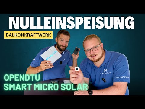 PV zero feed-in ✅ Smart Micro Solar, Shelly 3EM, Open DTU for balcony power plants