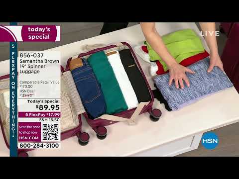 HSN | Samantha Brown Luggage Collection 01.28.2024 - 10 AM
