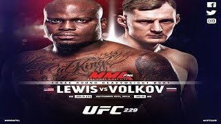 UFC 229: Александр Волков против Дерека Льюиса