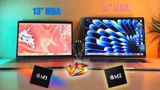 2023 ULTIMATE MacBook Performance Comparison | 13 MBA vs 15 MBA | How Much Faster is the M2 vs M1?