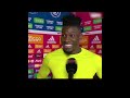 Andre Onana Super Angry With Ajax Fans | INTERVIEW