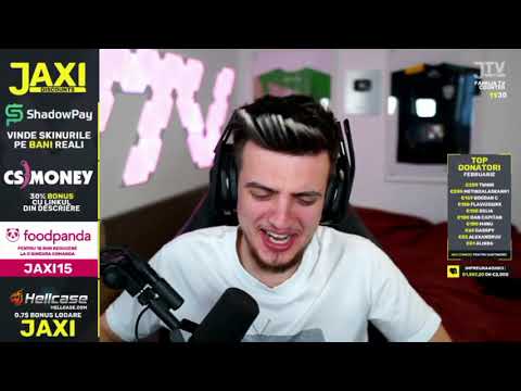 Stresu vs Conacu injuraturi pe live-ul lui Jaxi !!