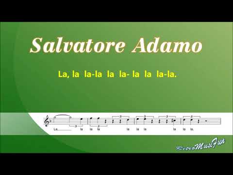 Salvatore Adamo - Tombe la neige - Karaoke