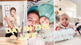 day in the life w/ a newborn + my postpartum must haves!!!