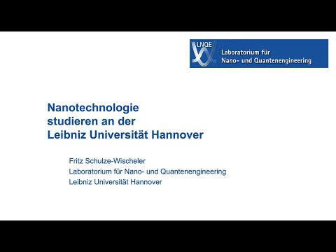 Nanotechnologie studieren an der Leibniz Universität Hannover