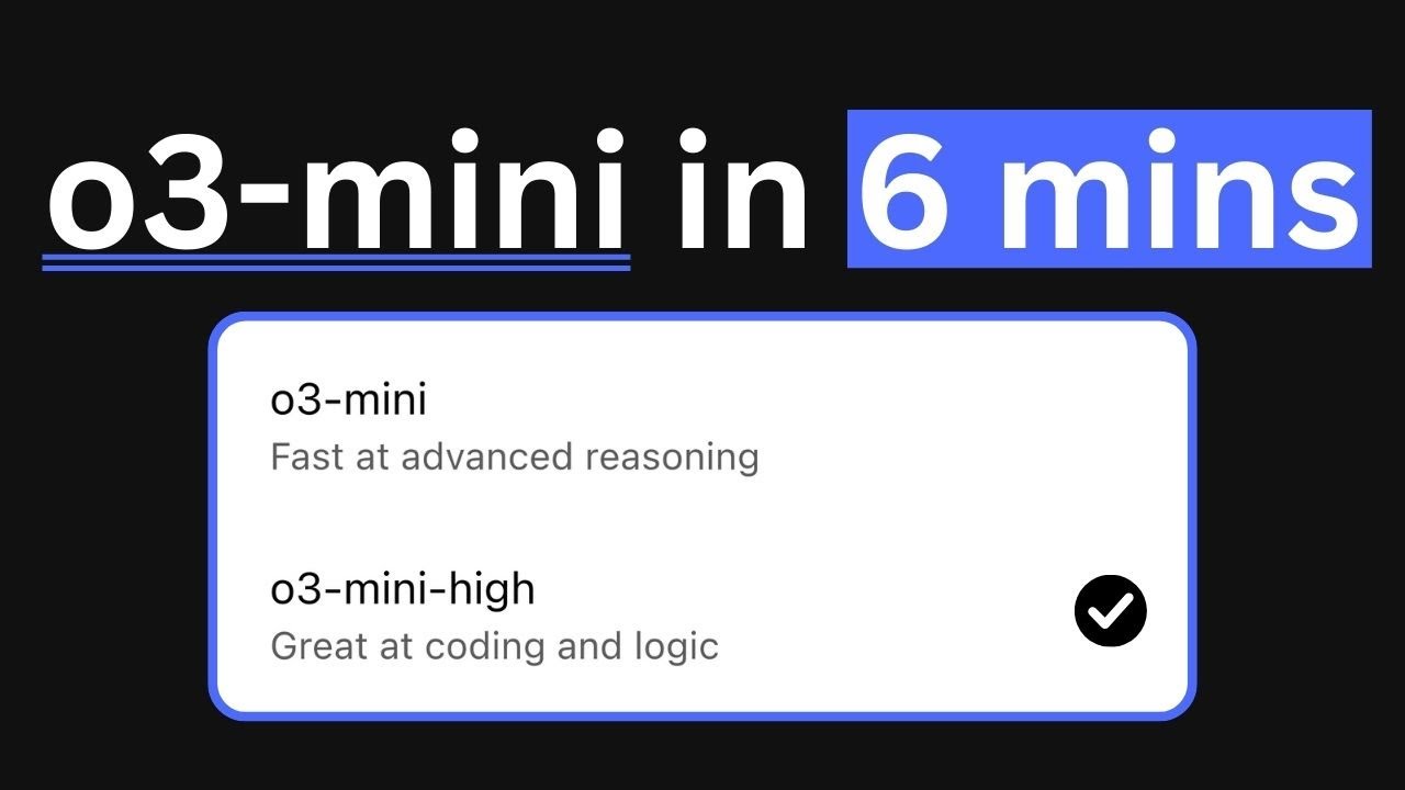 OpenAI O3-Mini: The Fastest Reasoning Model Yet?