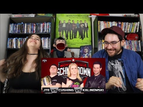 JTE VS Cushing VS Kalinowski REACTION - Movie Trivia Schmoedown