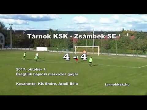 2017.10.07.  Tárnok KSK - Zsámbék SE 4-4. Az öregfiúk mérkőzés góljai