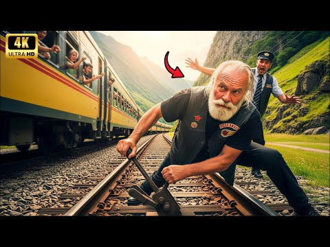 Panik im Zug: Bremsen versagten – bis ein Hells Angels-Biker mutig eingriff und ihn stoppte.