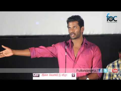 Vishal Advises Hip Hop Tamizha adhi to Act After Two Years @ Aambala Movie Audio Launch