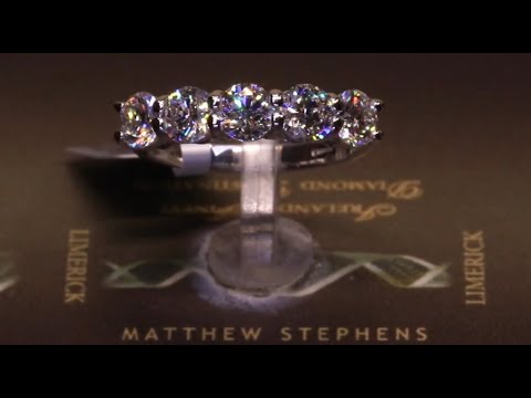 #69618 | T2.08ct | Five Stone Round Brilliant Diamond Eternity Ring | Set in Platinum