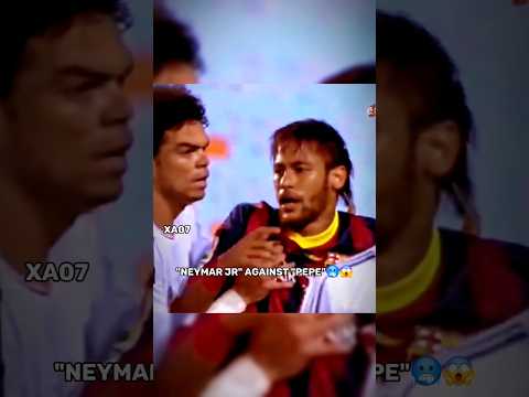 Neymar Only Fears Pepe🥶😱 #shorts #ronaldo #messi #shortsvideo