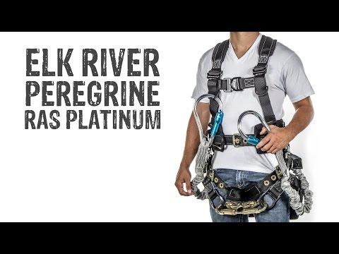 Elk River PeregrineRAS Platinum Tower Harness with Aluminum D-Rings