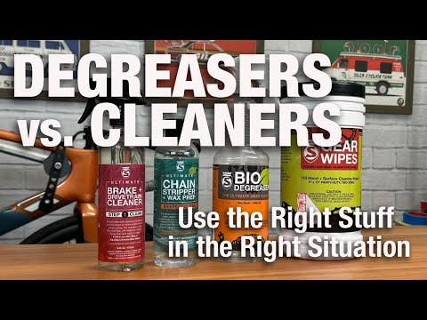 Degreasers vs. Cleaners - Choosing the right stuff for the right situations!