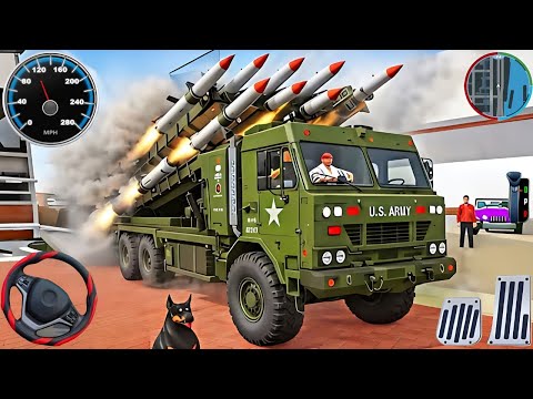 Offroad Army Truck Driving 3D 2025 - Army Truck Driving Cargo Games - Andriod Gameplay