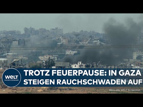 KRIEG IN ISRAEL: Hamas lässt weitere Geiseln frei – Rauchschwaden in Gaza trotz Feuerpause