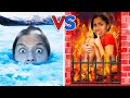 Extreme Hot Vs Cold Challenge Who Will Survive
