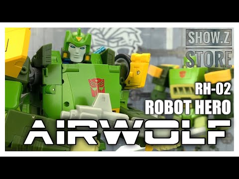 Robot Hero RH 02 AIRWOLF Transformers Masterpiece Springer Review
