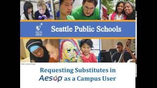 Aesop Sub Management Services: Viewing and Accepting Positions