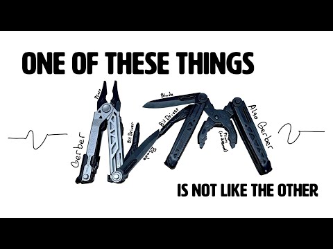 Gerber Multitool Comparison - Centerdrive vs the Dual Force