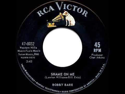 1962 HITS ARCHIVE: Shame On Me - Bobby Bare