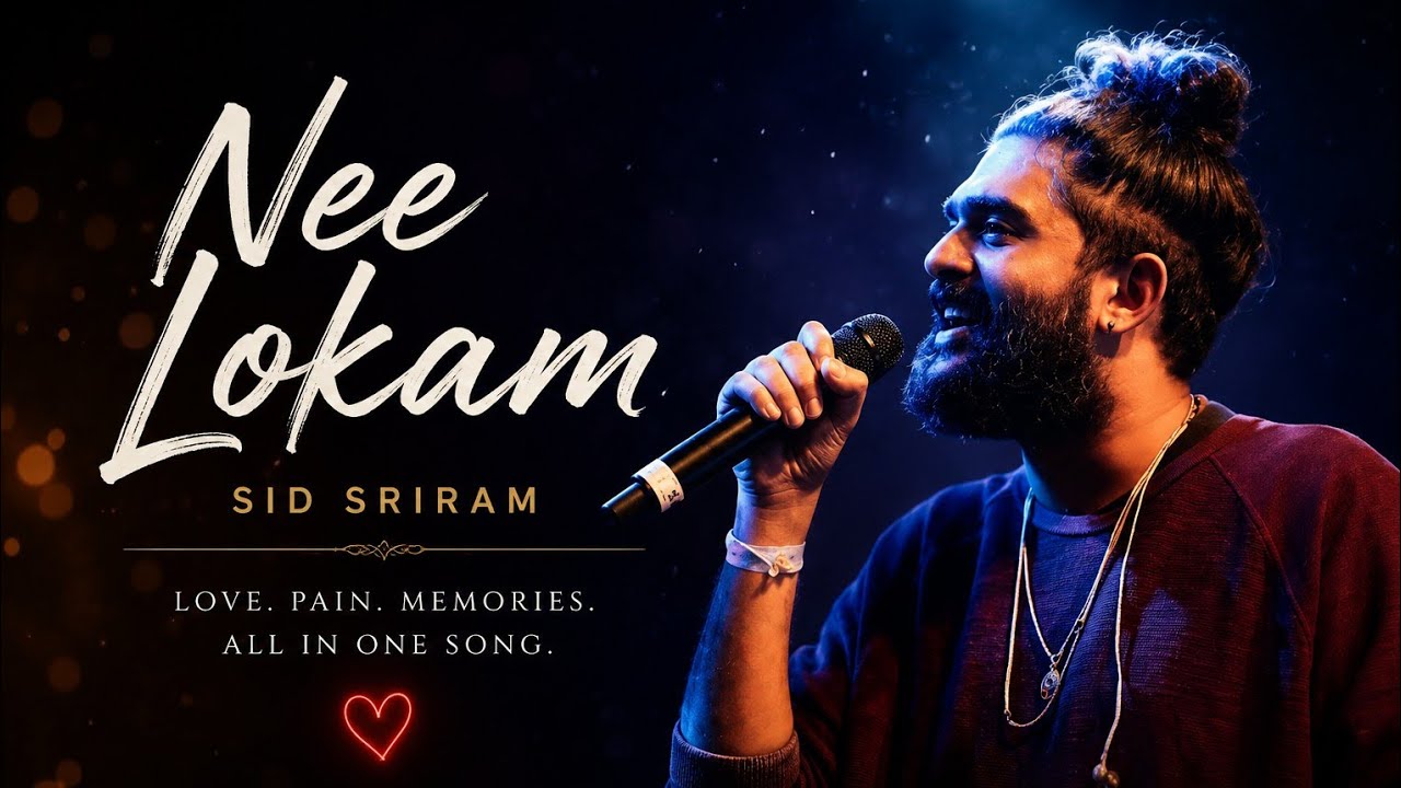Nee Lokam ❤️A soulful masterpiece by Sid Sriram 🎶Feel the emotion. Feel the music#sadsongs#sidsriram