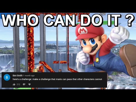 Who Can Make It? A Challenge Only Mario Can Win? - Super Smash Bros. Ultimate