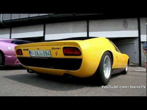 Lamborghini Miura P400 S - Insane accelerations!! 1080p HD