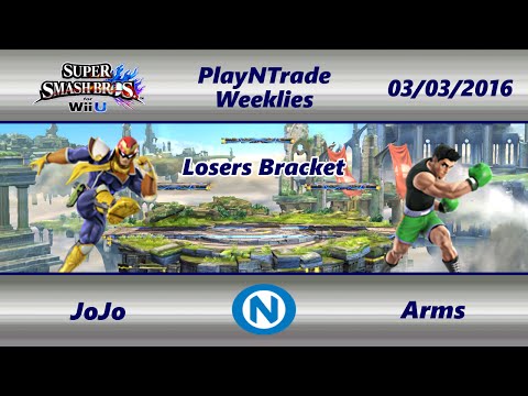 PnT 03/03/16 - JoJo (Falcon) vs. Arms (Little Mac) - Losers - SSB4
