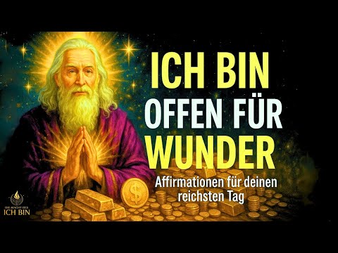 🌞 ICH BIN OFFEN FÜR WUNDER – Affirmationen für deinen reichsten Tag Empfange heute das Unerwartete.