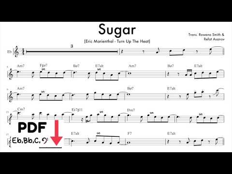 Eric Marienthal Alto Sax Transcription Sugar