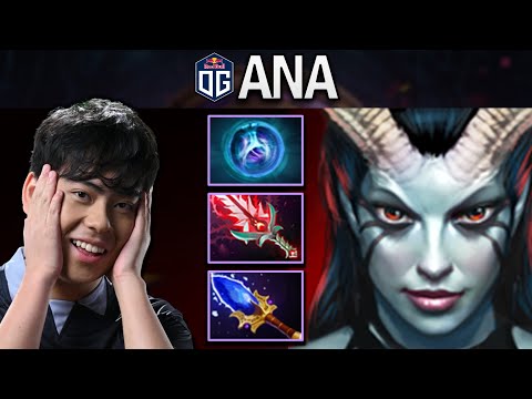 OG.ANA QUEEN OF PAIN WITH 18 KILLS - DOTA 2 7.27 GAMEPLAY