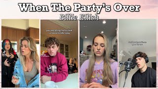 Download lagu Billie Eilish - When The Party's Over (cover) | Tiktok Singing Compilation mp3