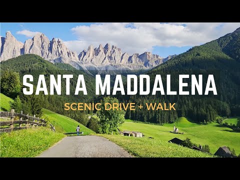 [4K] Picture-postcard Santa Maddalena in Val Di Funes | Dolomites, Italy