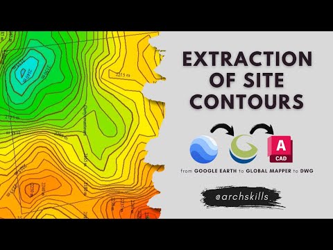 Extract Site Contours from Google Earth Directly into AutoCAD Using Global Mapper