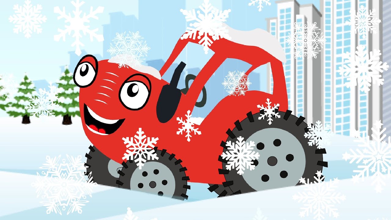 Что такое зима? Новогодние каникулы с Тыр Тыр Трактором - Песенки для Детей