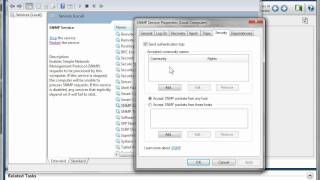 How To Enable SNMP in Windows 7