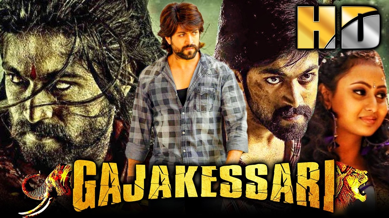 Gajakessari (गजकेसरी) - Rocking Star Yash Action Full Movie | Amulya, Anant Nag
